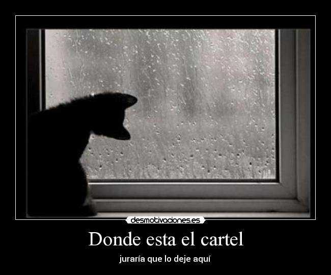 Donde esta el cartel - 