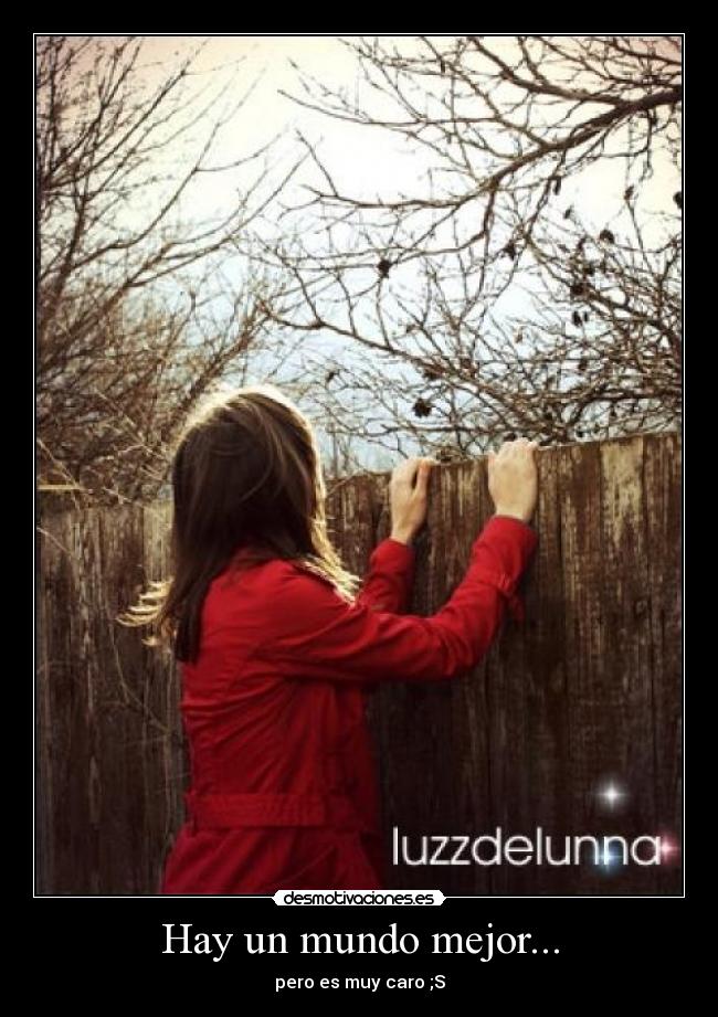 Hay un mundo mejor... - pero es muy caro ;S