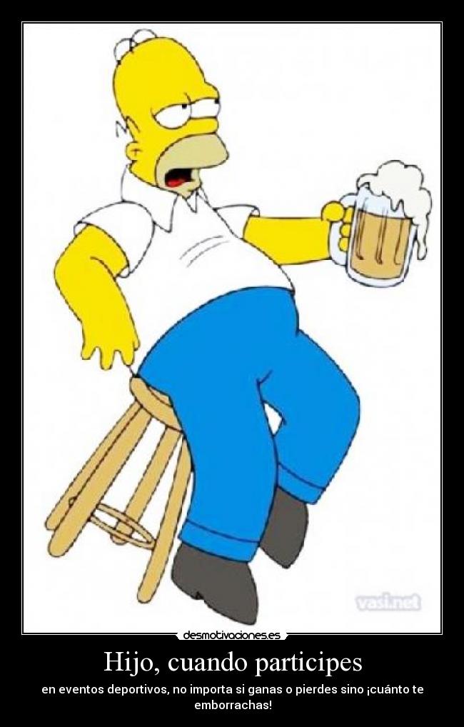 Hijo, cuando participes -