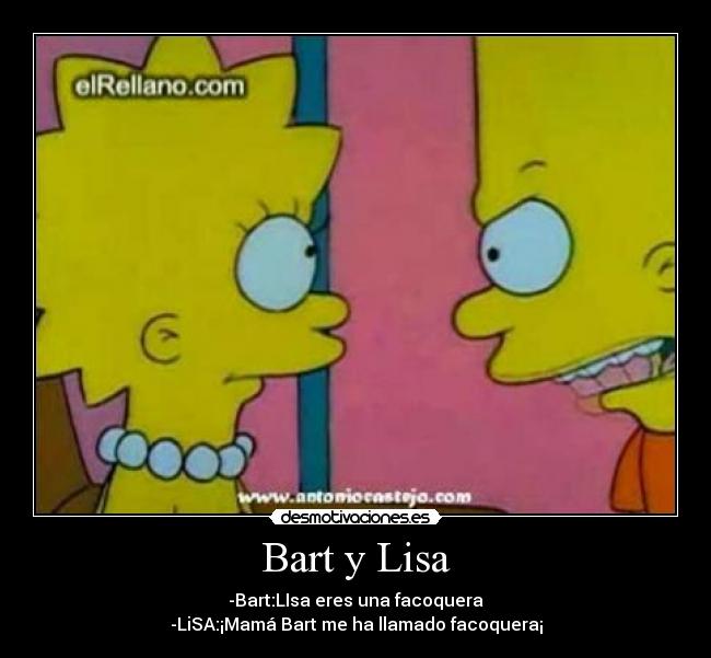 Bart y Lisa -