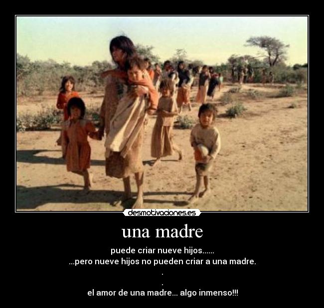 una madre -