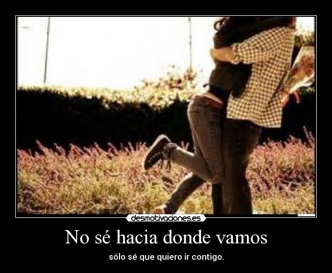No sé hacia donde vamos - 