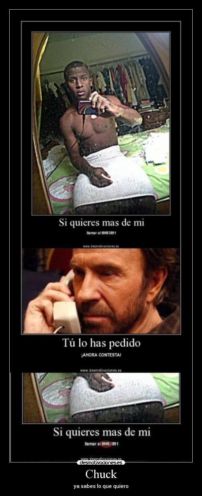 Chuck - ya sabes lo que quiero