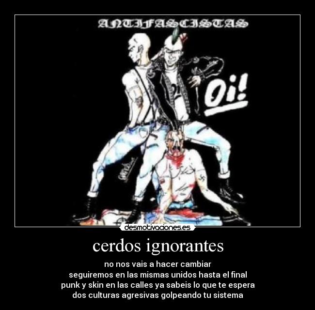 cerdos ignorantes -