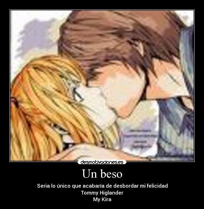 Un beso -