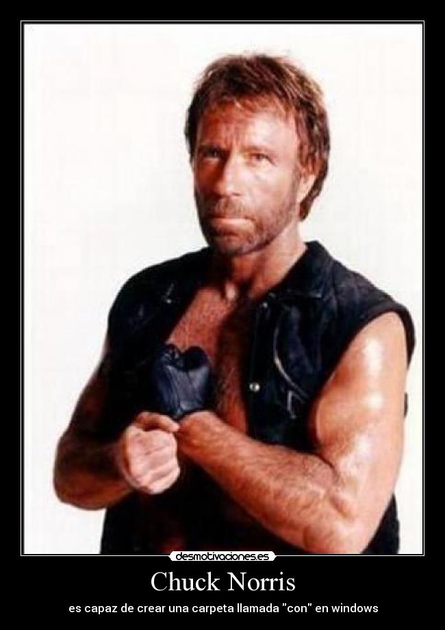 carteles chuck norris desmotivaciones
