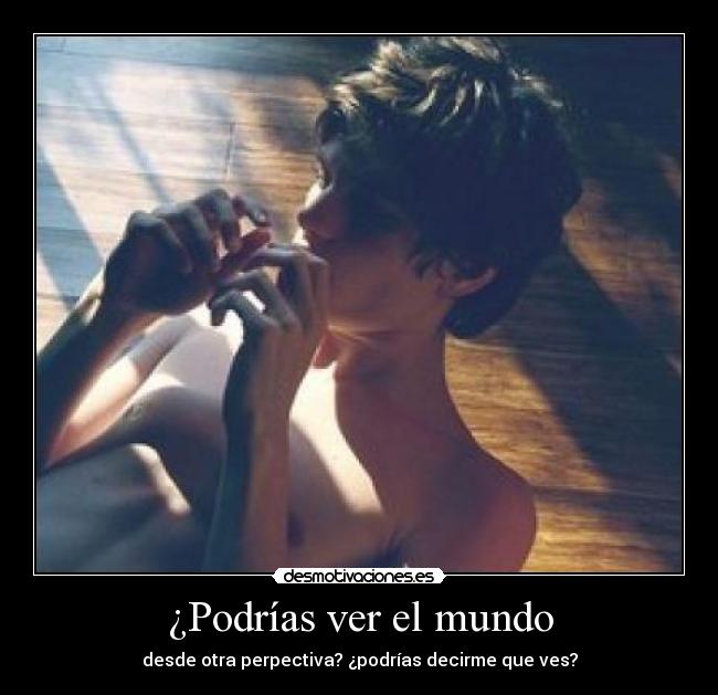 ¿Podrías ver el mundo - 
