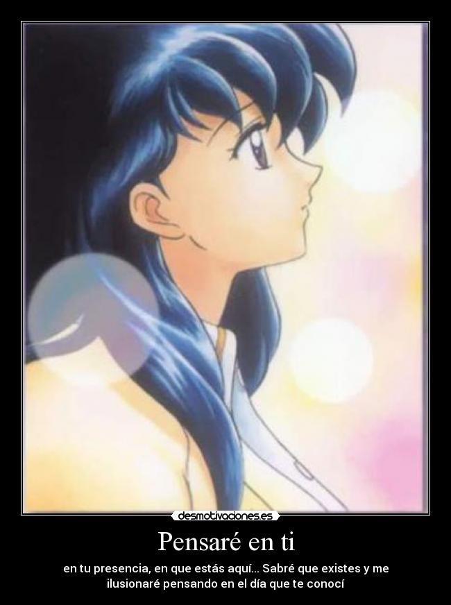 Pensaré en ti -