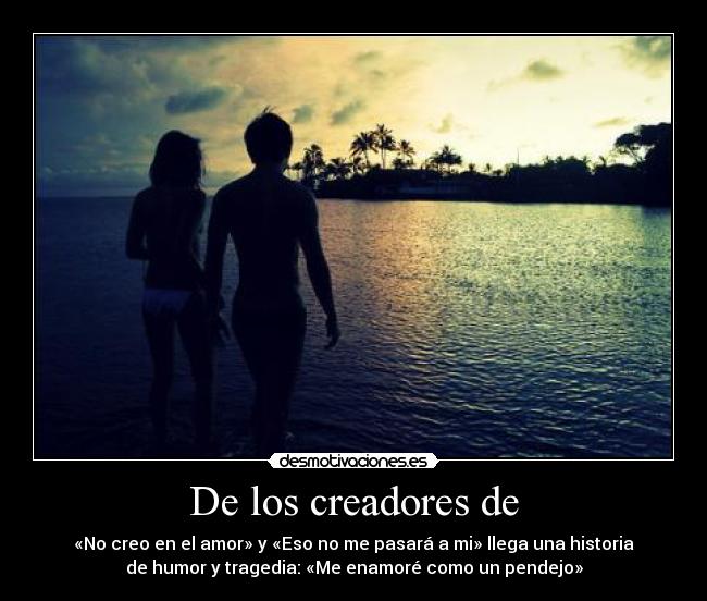 carteles creo amor enamoras como pendejo desmotivaciones