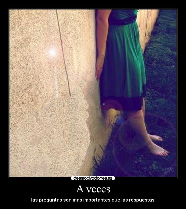 A veces -