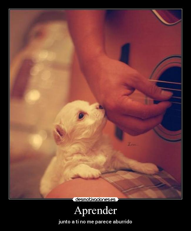 Aprender - junto a ti no me parece aburrido