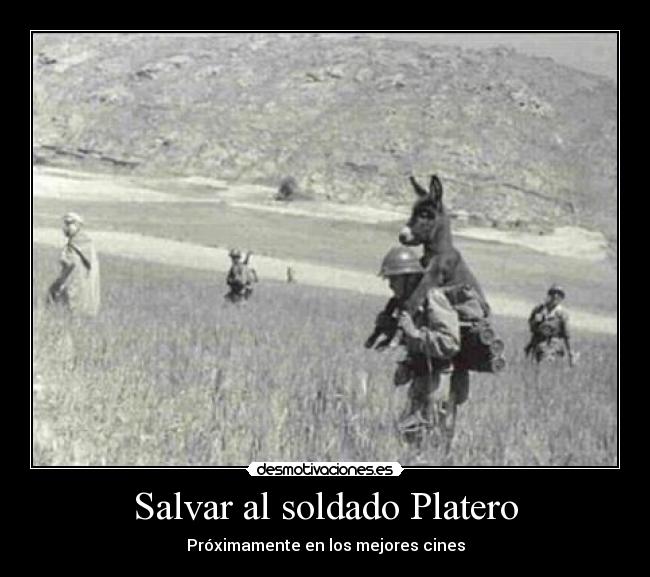 Salvar al soldado Platero - Próximamente en los mejores cines