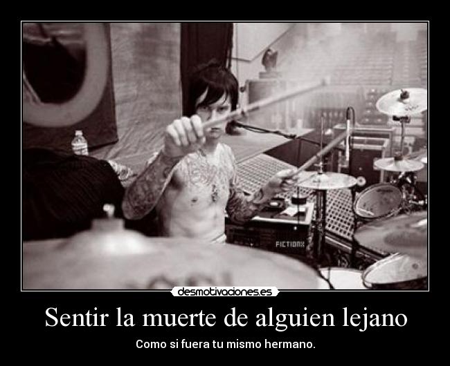 Sentir la muerte de alguien lejano - 