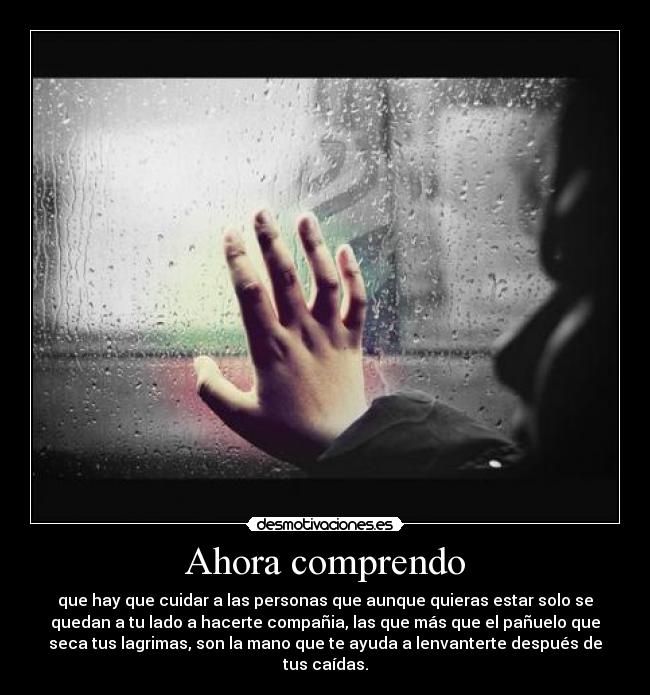 Ahora comprendo -