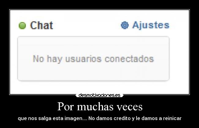 Por muchas veces -