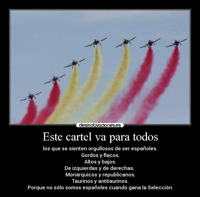 Este cartel va para todos - 