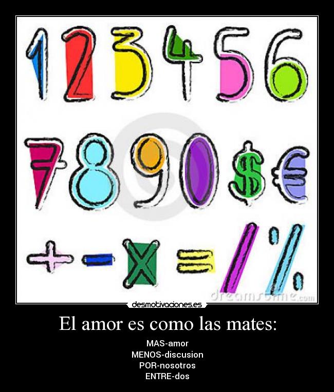 carteles amor matesconamor desmotivaciones