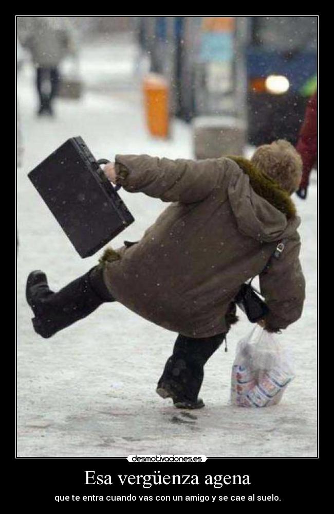 Esa vergüenza agena -