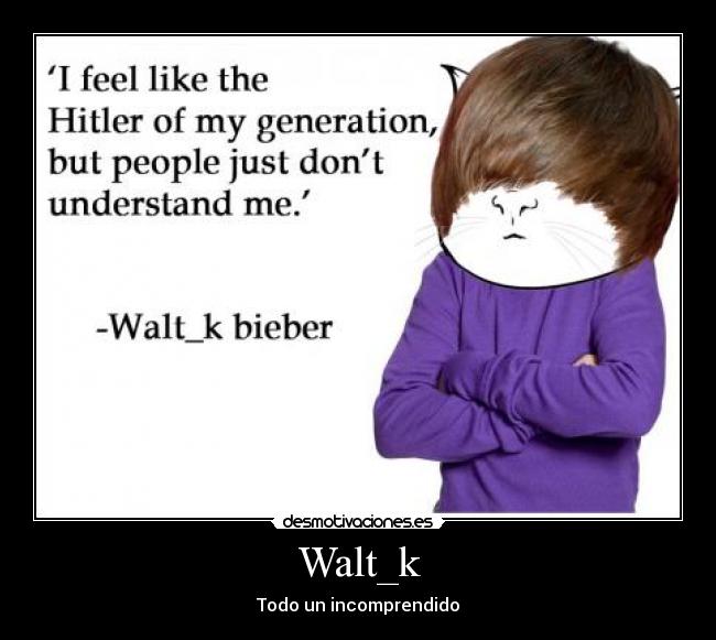 Walt_k - Todo un incomprendido
