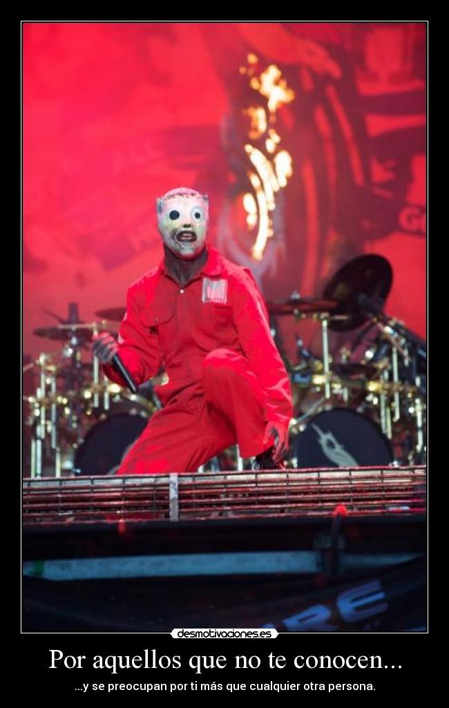 carteles desconocidos preocupan por ti slipknot desmotivaciones