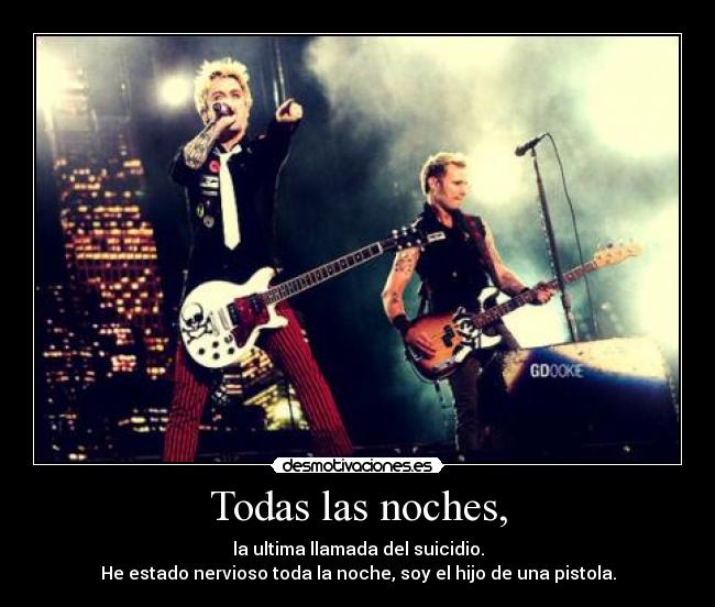 carteles green day desmotivaciones