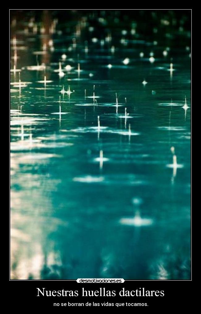 Nuestras huellas dactilares -