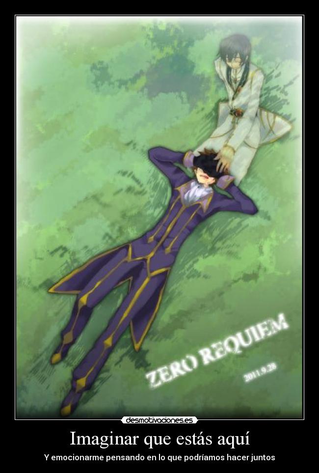 carteles interpretacion libre del cartel pero necesitaba uno code geass desmotivaciones
