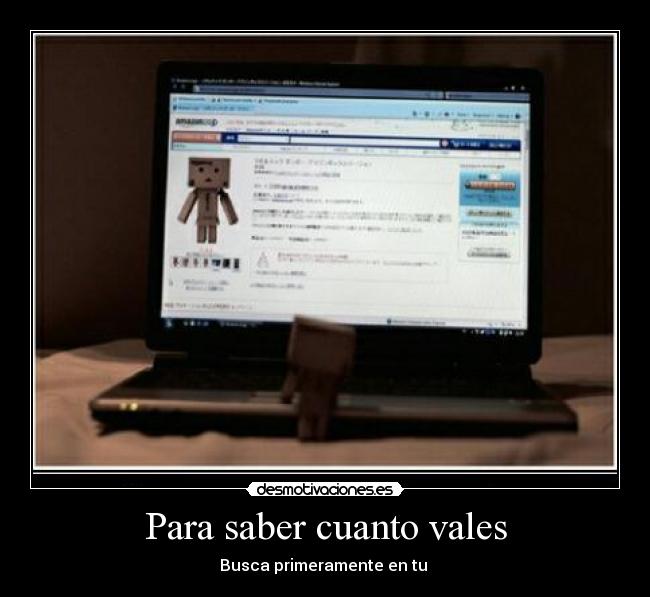 Para saber cuanto vales - 