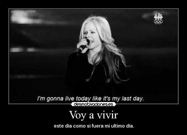 Voy a vivir -