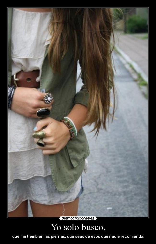 Yo solo busco, - 