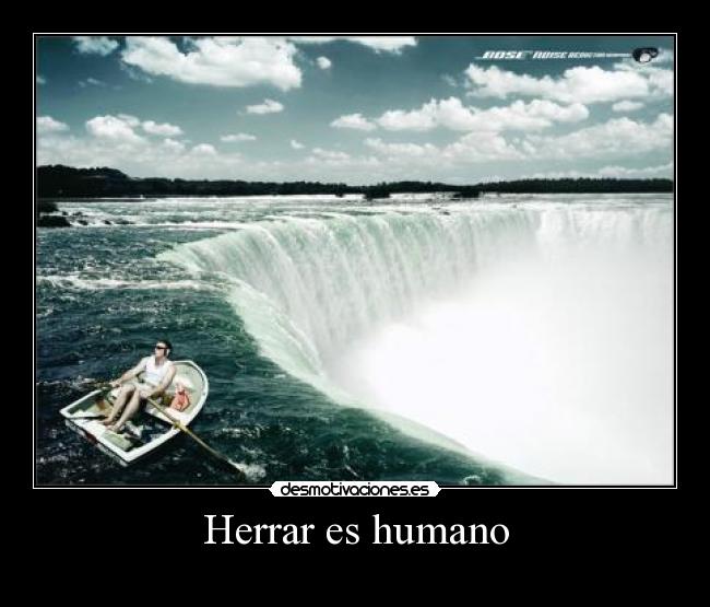 Herrar es humano - 