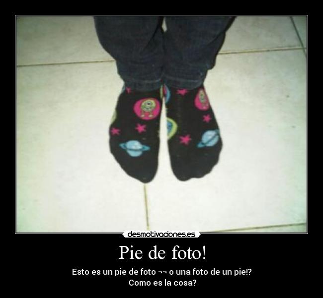 Pie de foto! -