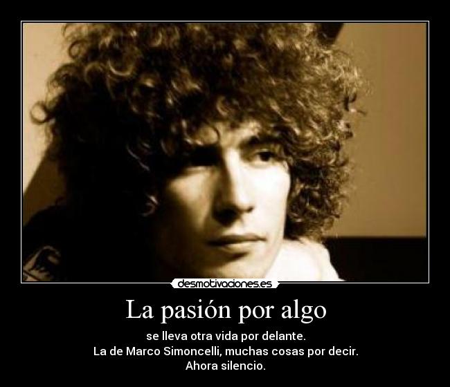 La pasión por algo - 