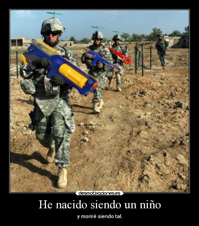 He nacido siendo un niño - 