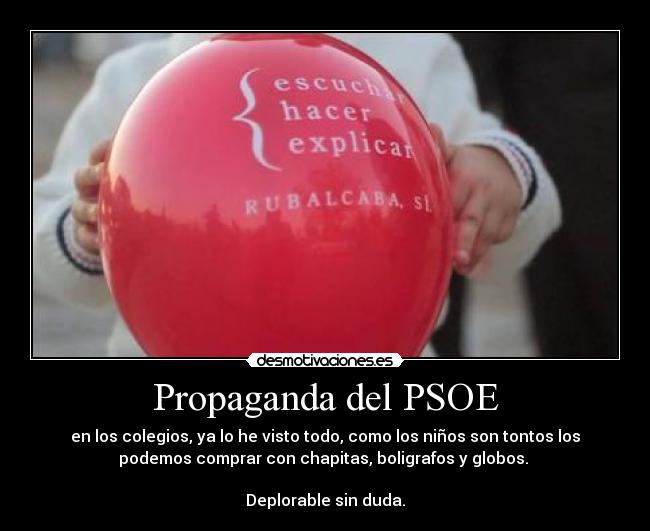 Propaganda del PSOE - 