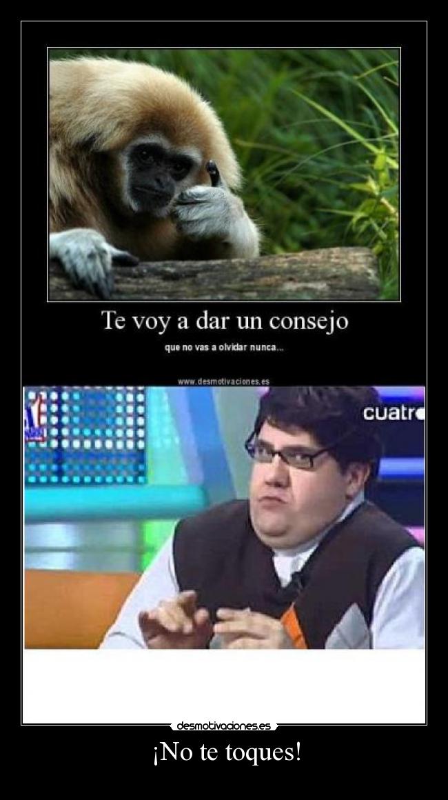 ¡No te toques! - 