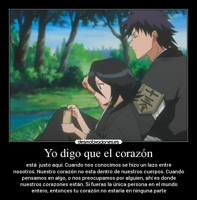 Yo digo que el corazón -