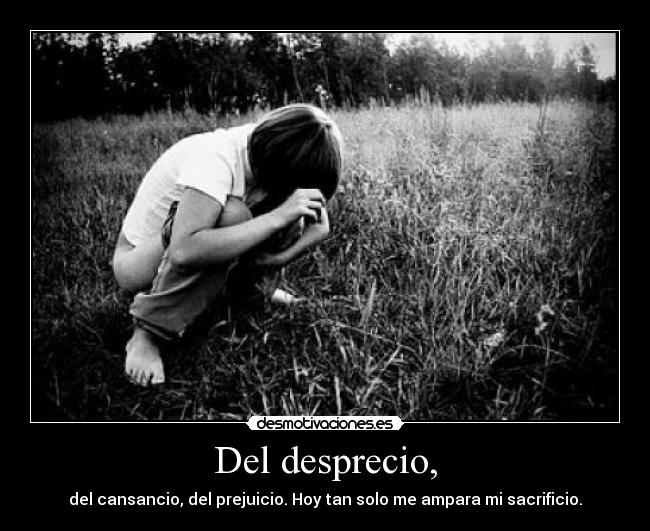 Del desprecio, - 