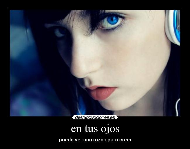 en tus ojos -