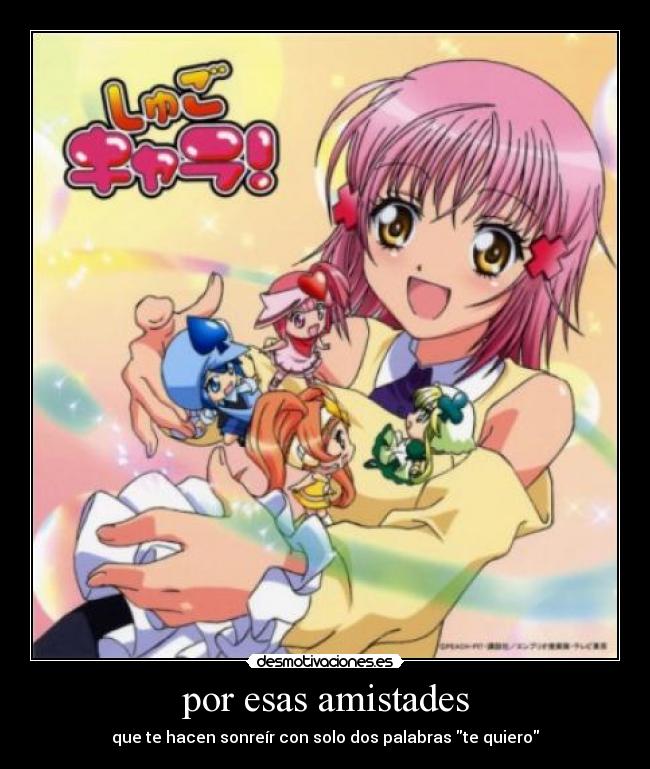 por esas amistades -