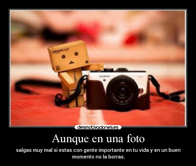 Aunque en una foto - 