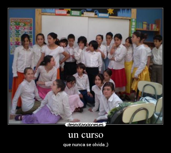 un curso -