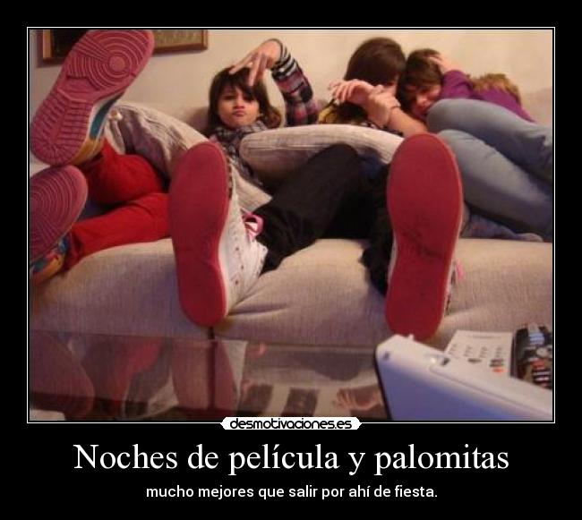 Noches de película y palomitas -