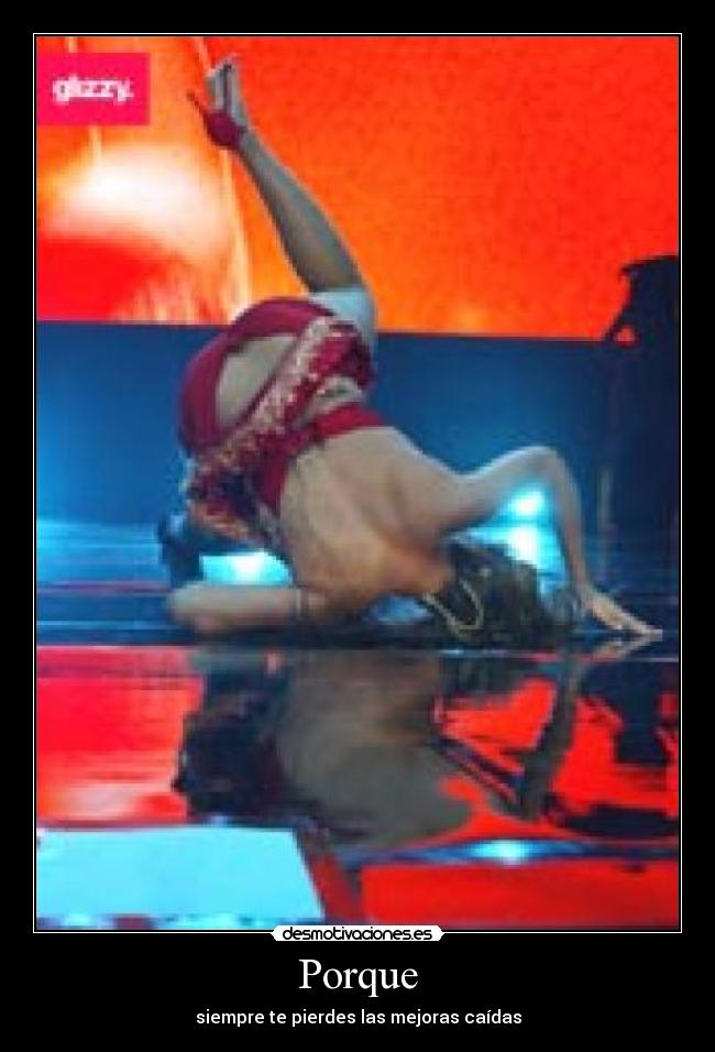 Porque - siempre te pierdes las mejoras caídas