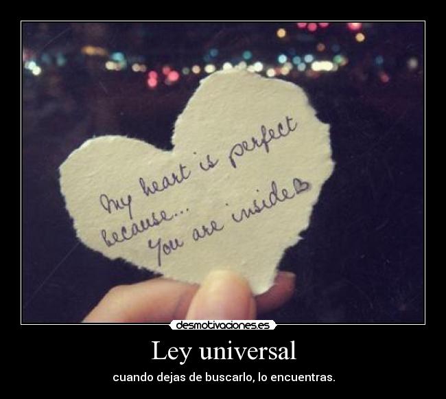 Ley universal - 