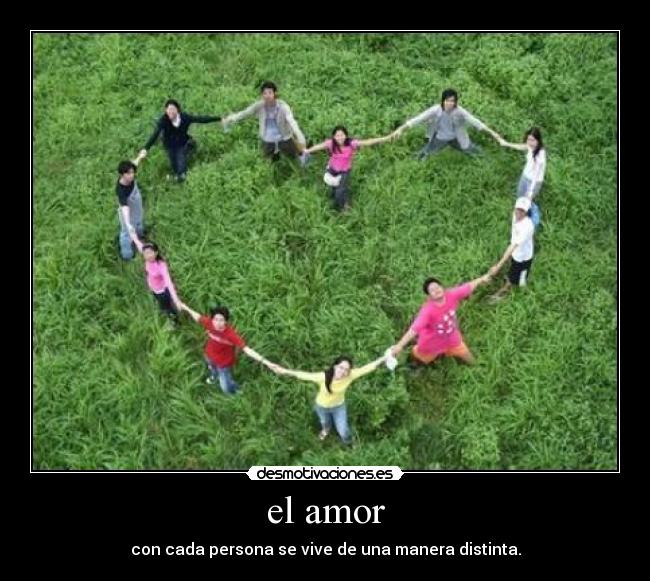 el amor -