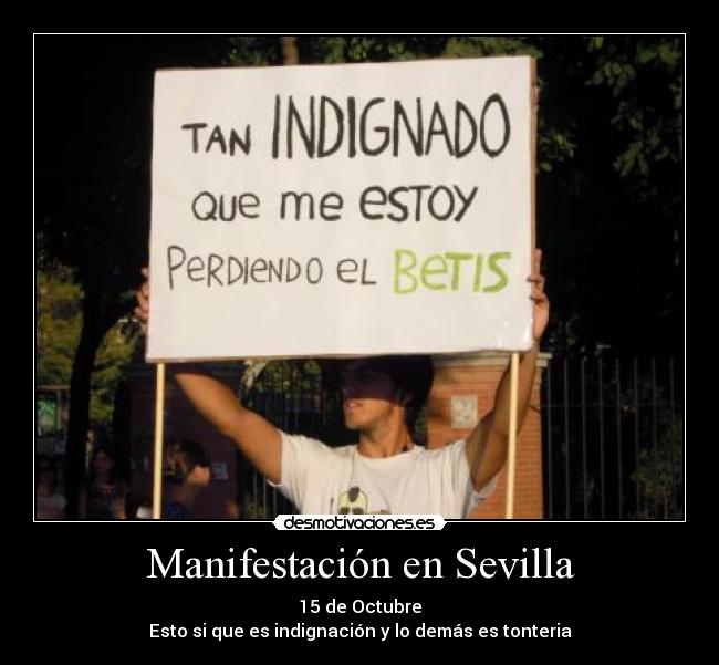 Manifestación en Sevilla - 