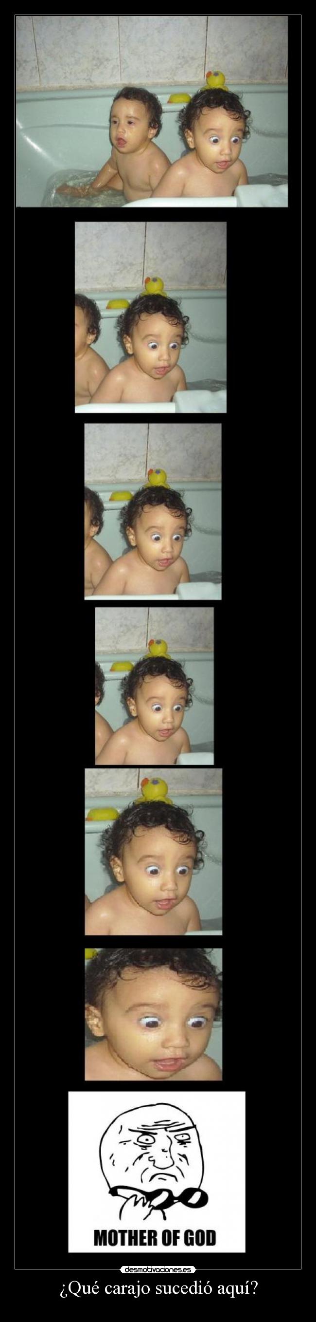 ¿Qué carajo sucedió aquí? -