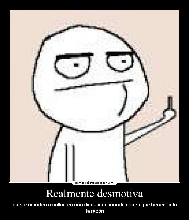 Realmente desmotiva -