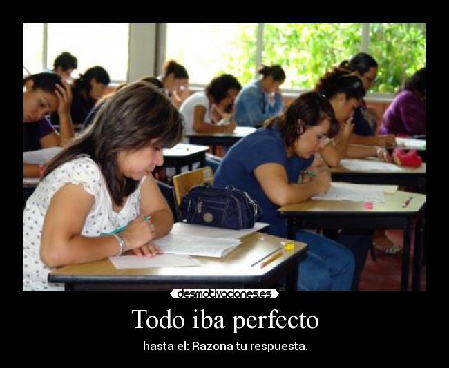 Todo iba perfecto - 